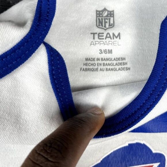 NFL Buffalo Bills Infant Boys' 3pk Bodysuit Kidcore Fans Cute Sports SZ 3/6M:NWT - Picture 9 of 13